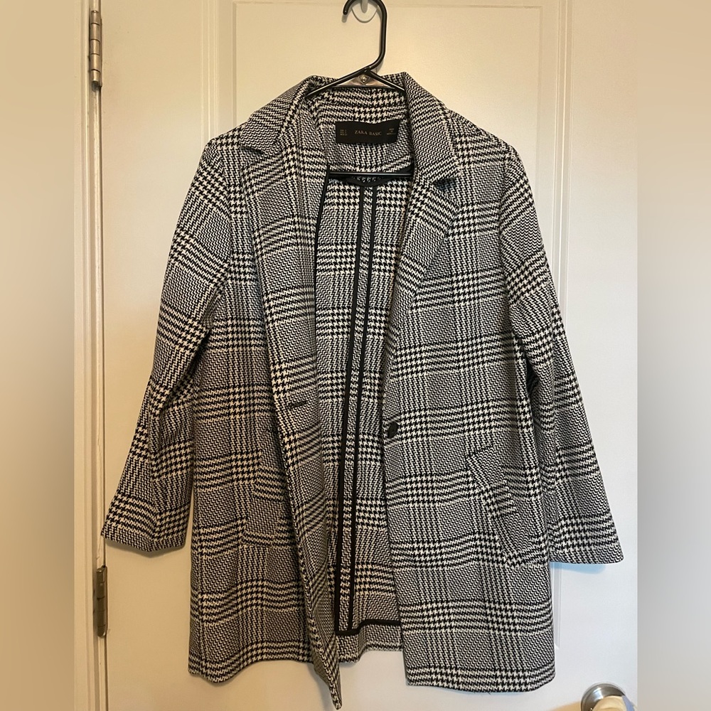 Zara houndstooth blazer size small